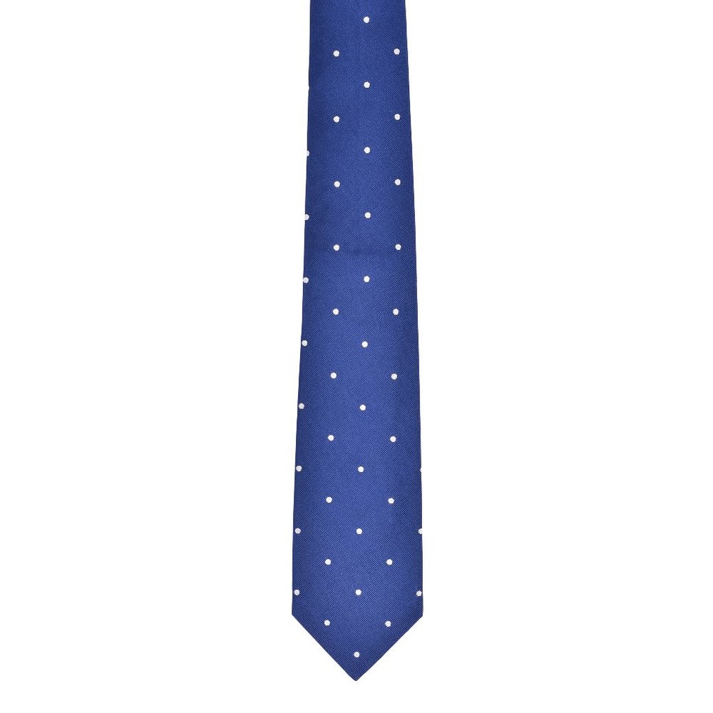 LORO PIANA MEN'S WOVEN 100% SILK POLKA DOT TIE